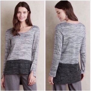 Anthropologie Dolan Left Coast pullover shirt gray heathered space dyed